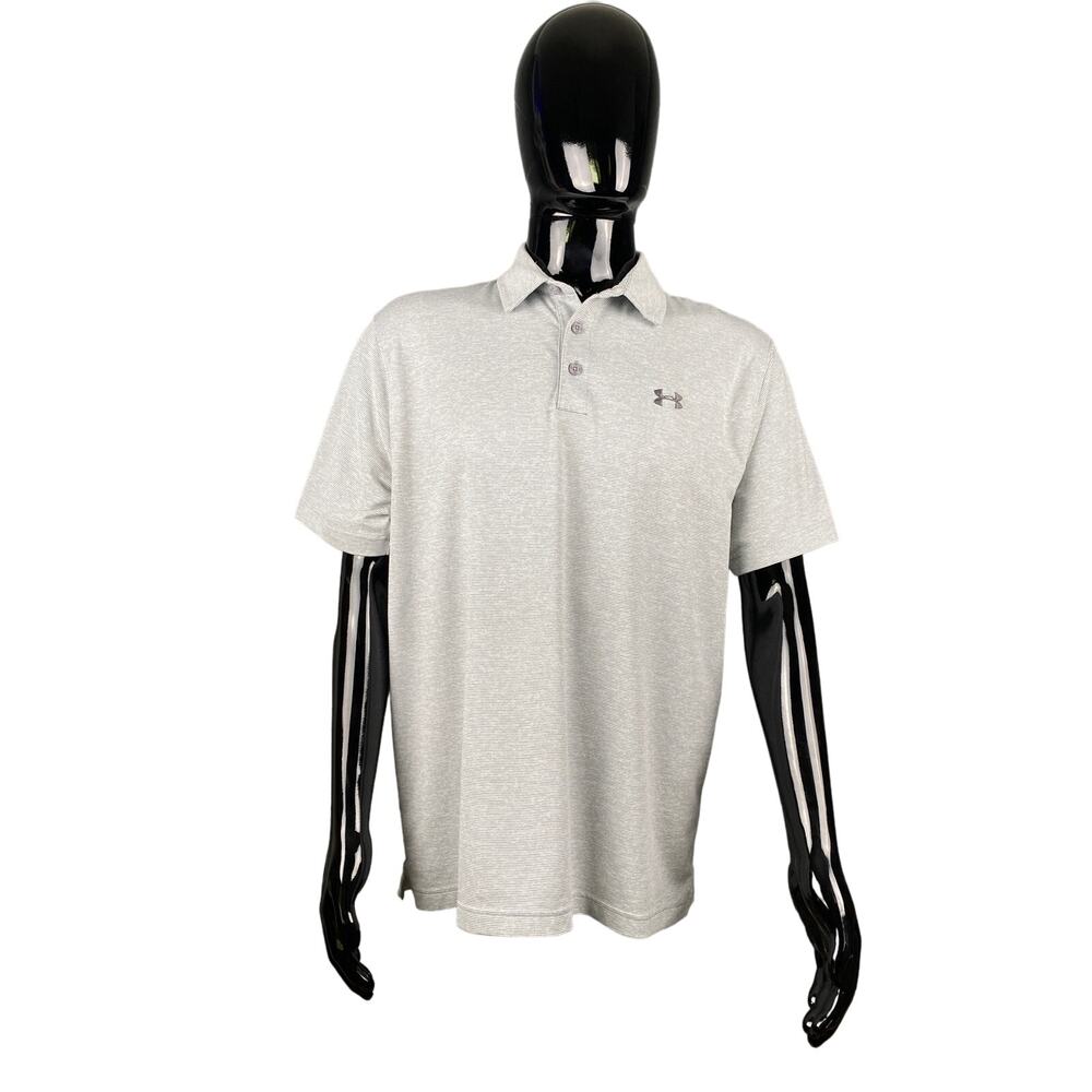 Under Armour Loose Fit‎ Polo Shirt / Heatgear / Men’s Sz L